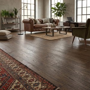 PARQUET PREFINITI - Rovere Jumbo Gibilterra - Olio Cerato - Smoked - Spazzolato - Piallato-2